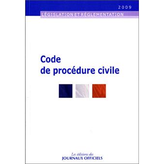 Code de procédure civile - Brochure 20023/édition décembre 2008 - 1