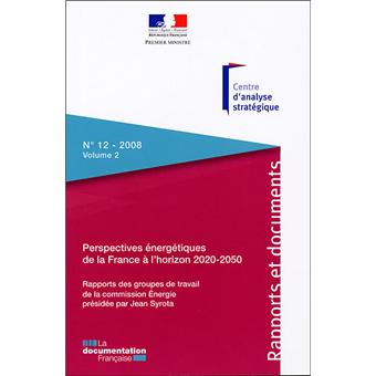 Perspectives énergétiques de la France à l'horizon 2020-2050