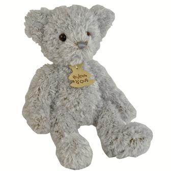 ours peluche gris