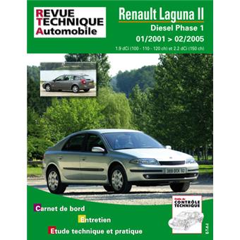 Revue technique automobile 653.2 Renault Laguna 2 Diesel depuis 01/01