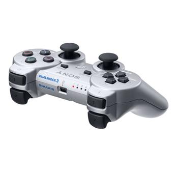 Sony DualShock 3 - Manette de jeu - 12 boutons - sans fil - argent - pour  Sony PlayStation 3 - Manette - Achat & prix | fnac