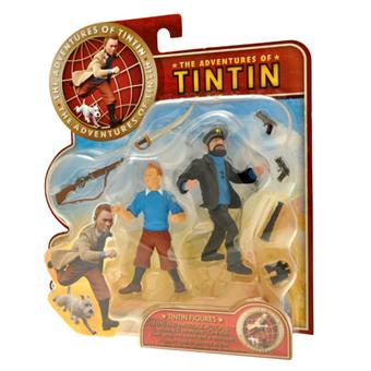 Rare Petite Figurine Tintin - Plastoy paramount 2011 - Capitaine