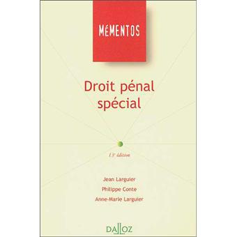 Droit pénal spécial