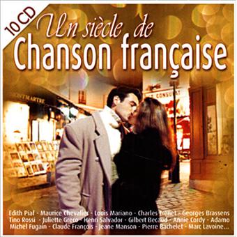 Un siècle de chansons françaises - Coffret 10 CD - Compilation