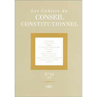 Caiersdu conseil constitutionnel