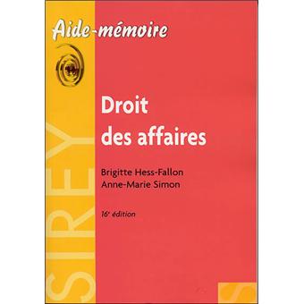 Droit des affaires