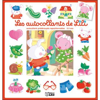Livre autocollants repositionnables La mer, Ed LITO : Livres pour enfants  ÉDITIONS LITO maison - botanic®