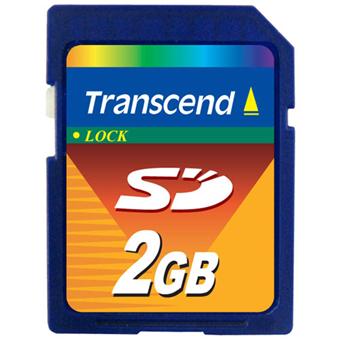 Transcend Carte mémoire SD 2 Go - Carte mémoire SD - Achat & prix