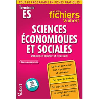 Fichier Sciences économiques et sociales Term ES
