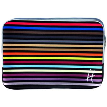 Halterrego Housse Rayures pour ordinateurs 15" - Multicolore