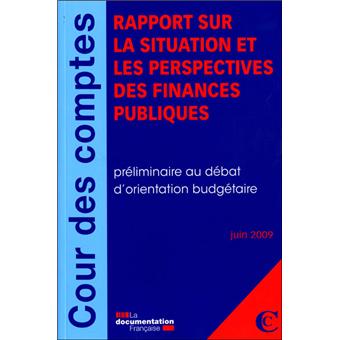 Rapport sur la situation et les perspectives des finances publiques - juin 2009