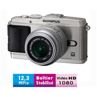 Olympus PEN E-P3 - Appareil photo numérique - sans miroir - 12.3 MP - Quatre tiers - 3x zoom optique objectif M.Zuiko Digital 14-42 mm II - argent