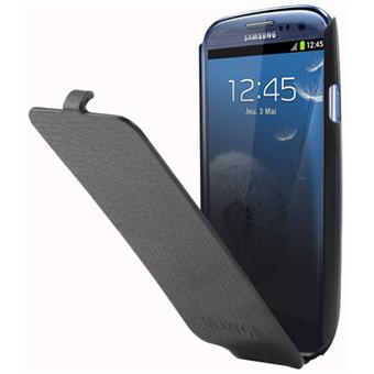 Bleu-Turquoise kwmobile Coque Portefeuille Compatible avec Samsung Galaxy S3 Mini i8190 Étui à Rabat Tissu et Similicuir avec Compartiment Cartes 