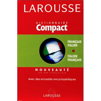 Dictionnaire Compact Italien Francais Francais Italien Cartonne Collectif Achat Livre Fnac