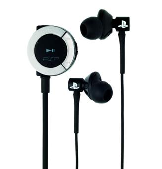 Casque intra auriculaire télécommande pour PSP Sony Casque