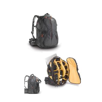KATA Pro-Light Bumblebee-220 PL - Sac à dos pour appareil photo avec objectif zoom - aluminium, acier, Ripstop, mousse, éthylène-acétate de vinyle (EVA)