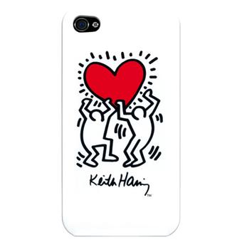 Case Scenario Coque Keith Haring pour iPhone 4 & 4S - People & Heart - 1