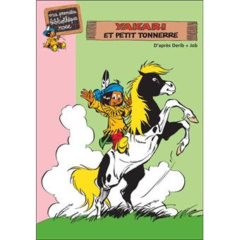 T-shirt Enfant Yakari Avec Arc-en-Ciel Et Petit Tonnerre - 100% Coton, Coupe Droite, Pour Enfants De 3 à 8 Ans