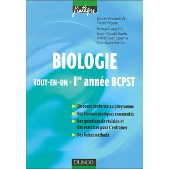 Biologie Bcpst 1ere Annee Cours Et Exercices Corriges Broche Pierre Peycru Achat Livre Fnac