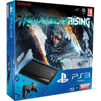 Console PS3 Ultra Slim 500 Go Sony + Metal Gear Rising ...
