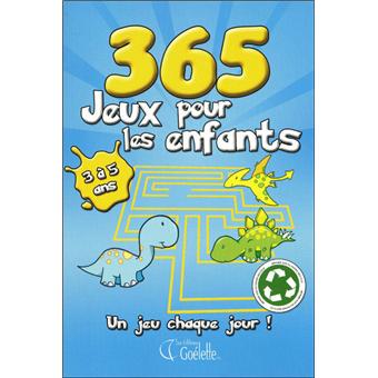 365 jeux pour les enfants, 3 à 5 ans - broché - Collectif - Achat