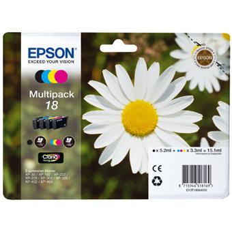 Pack de Cartouche d'encre Epson Paquerette 4 couleurs - 1