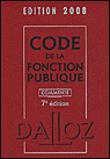 Code de la fonction publique 2008 commenté