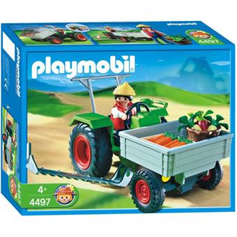 Playmobil 4497 Fermière/tracteur faucheuse - Playmobil - Achat
