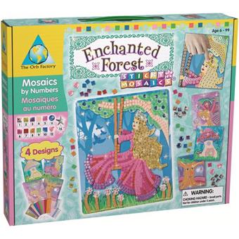 Orb Factory Loisir Créatif Sticky Mosaics Fôret Enchantée - Tableau
