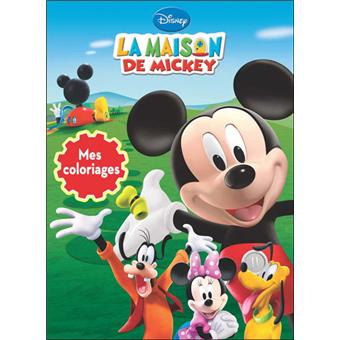 Mickey - La maison de Mickey, mes coloriages - 1