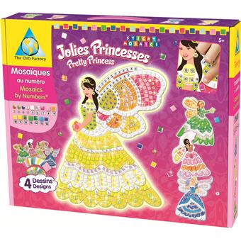 Orb Factory – Sticky Mosaïques Autocollantes Aux Numéros – Hiboux Et Chouettes – 4 Dessins, 2200 Joyaux – Dès 4 Mois