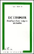 De l'espoir sociologie d'une catégorie de l'action