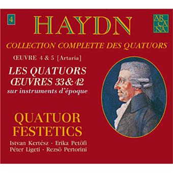 Quatuors à cordes Opus 33 n.1 à 6 Franz Joseph Haydn CD album