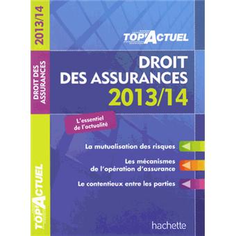 Droit des assurances Edition 2013-2014 - broché - Jean-François Carlot ...