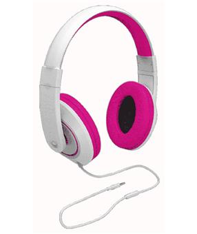 Colorblock Casque filaire Omegapink - Blanc/Rose - 1