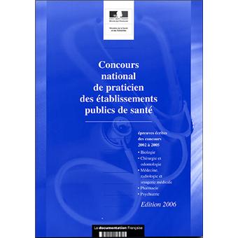 Concours national de praticien d'établissements publics