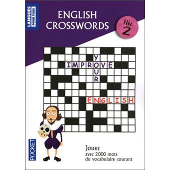 english crosswords mots croises en anglais niveau 2 poche patricia barriere charles barriere achat livre fnac