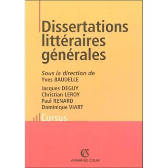 Dissertations littéraires générales - 1
