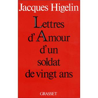 Lettres D Amour D Un Soldat De Vingt Ans Jacques Higelin Achat Livre Ou Ebook Fnac