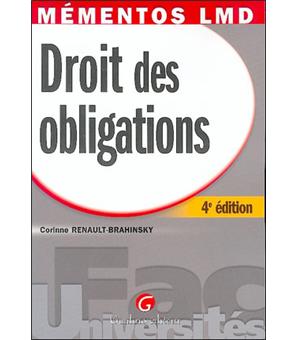 Memento Droit Des Obligations 4eme Edition Broche Corinne Renault Brahinsky Achat Livre Fnac