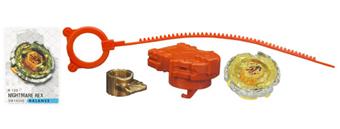Toupie Beyblade Metal Masters - Nightmare Rex SW145SD B-132 Par Hasbro - Pour Battles Et Collection - 9
