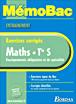 Exercices corrigés Mathématiques Term S
