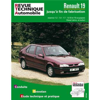 Revue technique automobile 700.3 Renault 19 essence & Diesel