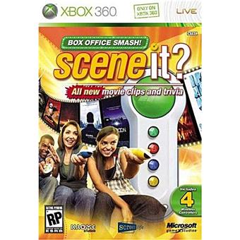 Scene It ? Cinema En Folie – Xbox 360 VF – Avec 4 Buzzers Et Récepteur – PAL