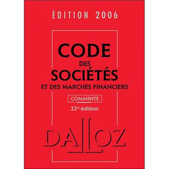 Code des sociétés et des marchés financiers