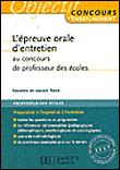 Epreuve orale d'entretien aux concours de professeur des écoles
