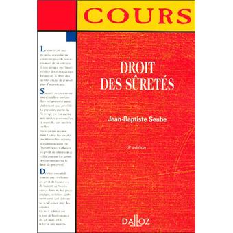 Droit des sûretés