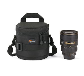 Lowepro Lens Case 11 x 11cm - Étui pour objectif - polyester 600D, nylon 1680D, nylon 420D - noir