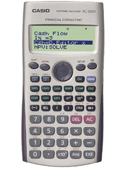 Calculatrice Casio FC 100 V Argent Calculatrice Achat prix fnac