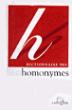 Dictionnaire des homonymes - 1